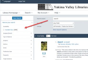 Narrow your search image